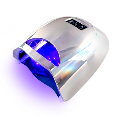Unicorn Holographic Silver Color Pro Cure Cordless 48w LED UV Lamp