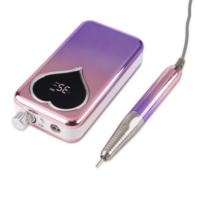 Gradient Purple Color Portable And Desktop Brushless Nail Drill Machine 35.000RPM