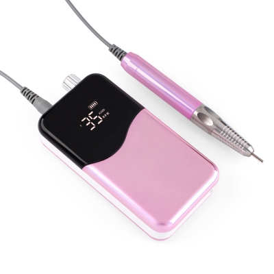 Unicorn Pink Color Portable And Desktop Brushless Nail Drill Machine 35.000RPM