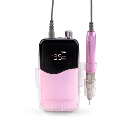 Unicorn Pink Color Portable And Desktop Brushless Nail Drill Machine 35.000RPM