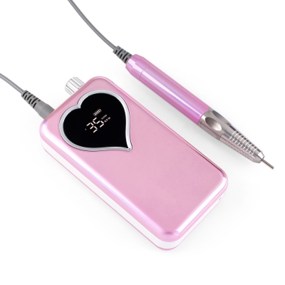 Unicorn Pink Color Portable And Desktop Brushless Nail Drill Machine 35.000RPM