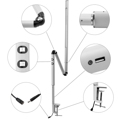 360 Degree Adjustable LED Table Lamp